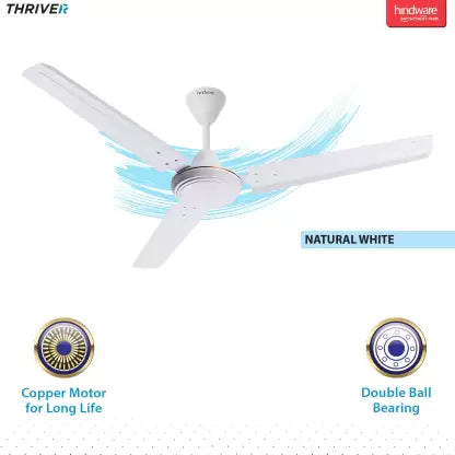 Hindware Thriver 1200 mm 3 Blade Ceiling Fan (White, Pack of 1) Hindware Thriver 1200 mm 3 Blade Ceiling Fan (White, Pack of 1)